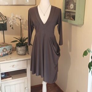 Simpli The Best Soft Knit Dress. Monochrome, Minimalist